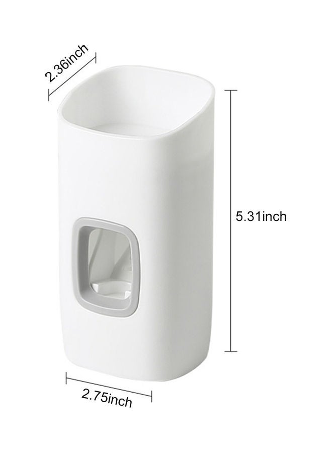 Hands Free Wall Mounted Automatic Toothpaste Dispenser White 28.00*12.00*17.00cm