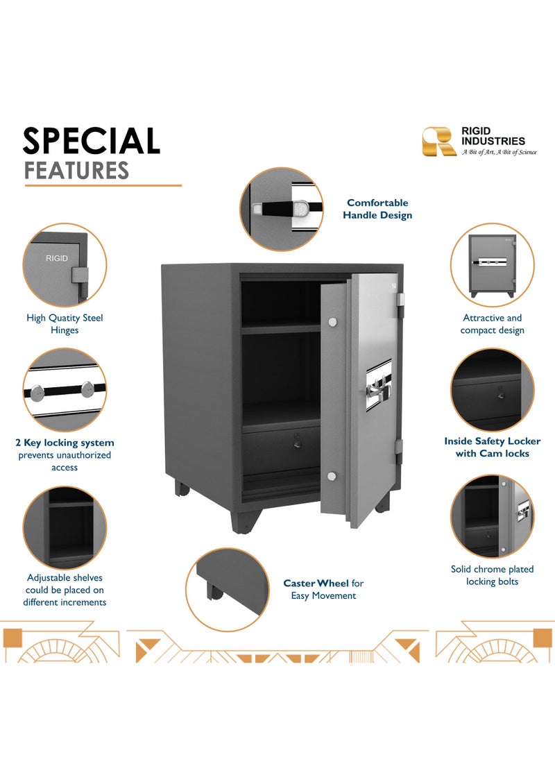 Fire Resistant Steel Safe with Dual Key Lock, 100Kg