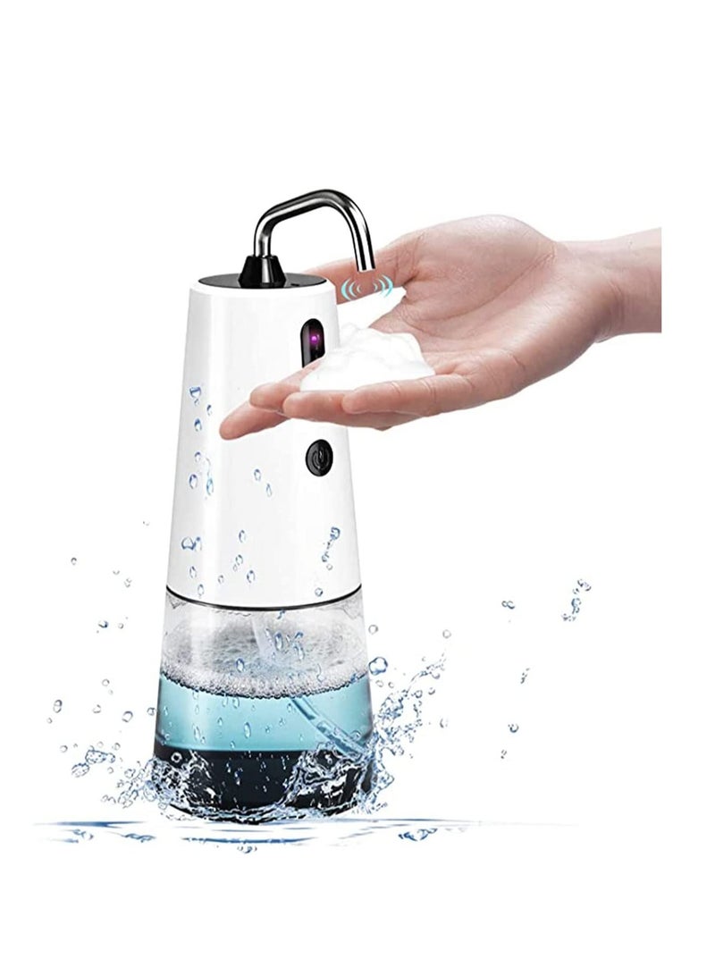 Automatic Soap Dispenser Touch Free Foaming Soap Dispenser Stainless Steel Nozzle Infrared Sensor Rechargeable Foaming Soap Dispenser 8.45 oz