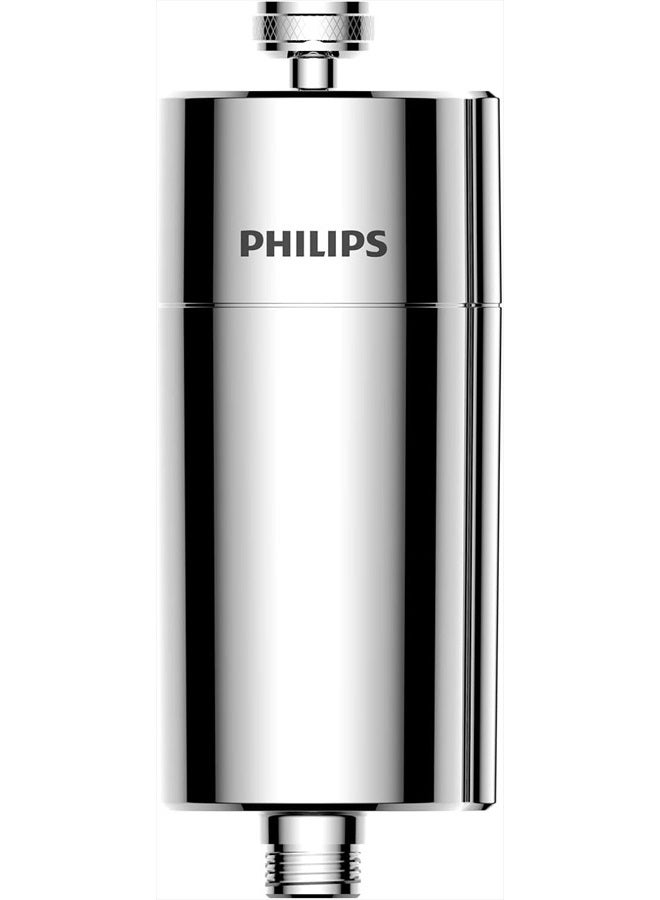 Philips Shower Filter 3-stage Water Softener, Double Mesh Filtration KDF Material, Reducing Chlorine/Impurities/Rust Sediments (Shower Filter Set)