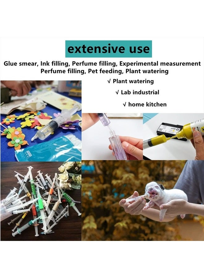 20 Pack Dispenser and 30ml+50ml Glue Bottle, 1ml, 3ml, 5ml, 10ml, Dispenser, 14ga, 16ga, 18ga, 20ga, 22ga, 25ga dispensing head and Caps, for Refilling and Measuring Liquids