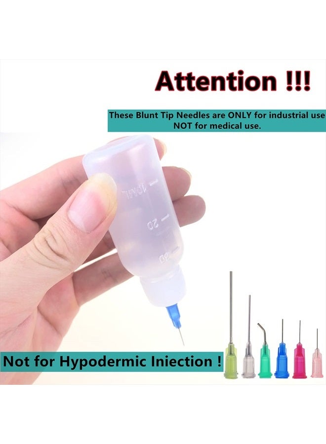 20 Pack Dispenser and 30ml+50ml Glue Bottle, 1ml, 3ml, 5ml, 10ml, Dispenser, 14ga, 16ga, 18ga, 20ga, 22ga, 25ga dispensing head and Caps, for Refilling and Measuring Liquids
