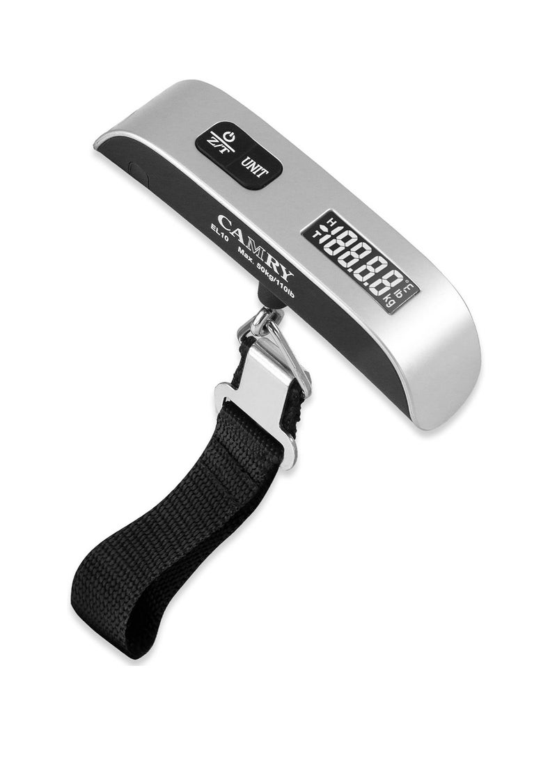 Camry Digital Luggage Scale Up tp 50 kg, Silver EL10-31P