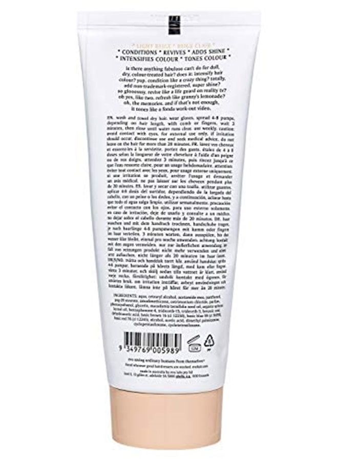 Fabuloso - Light Beige Color Boosting Treatment - Color Care Conditioner for Color-Treated Hair - Helps Maintain Color Depth, Tone & Shine - 220ml / 7.5fl.oz