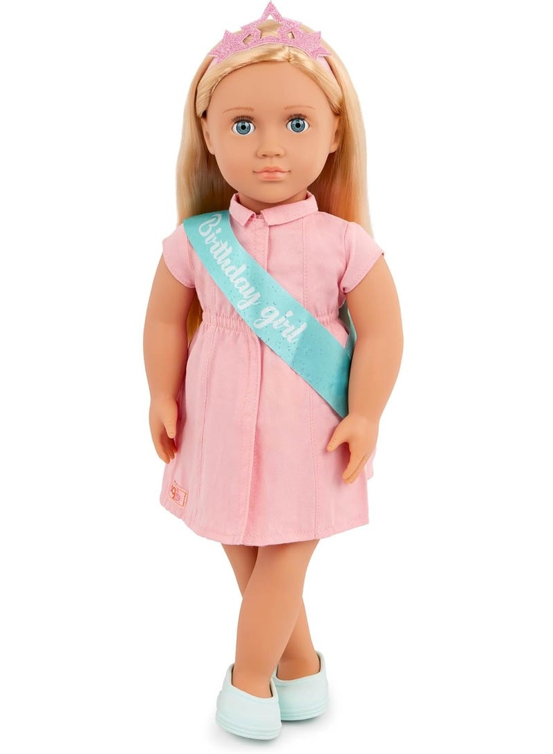 Our Generation - Brenna Birthday Party Doll in Pink Dress