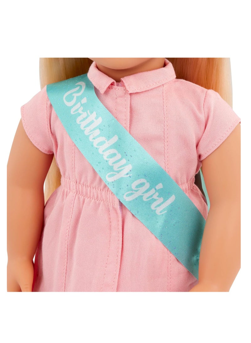Our Generation - Brenna Birthday Party Doll in Pink Dress
