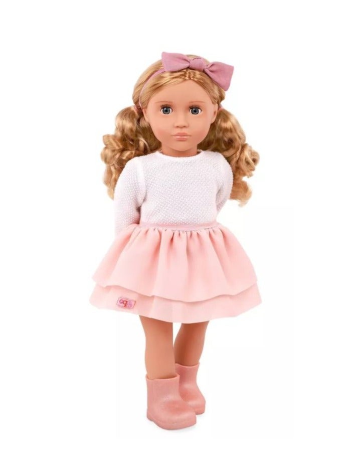 Our Generation - Effie Doll With Pink Skirt Outfit