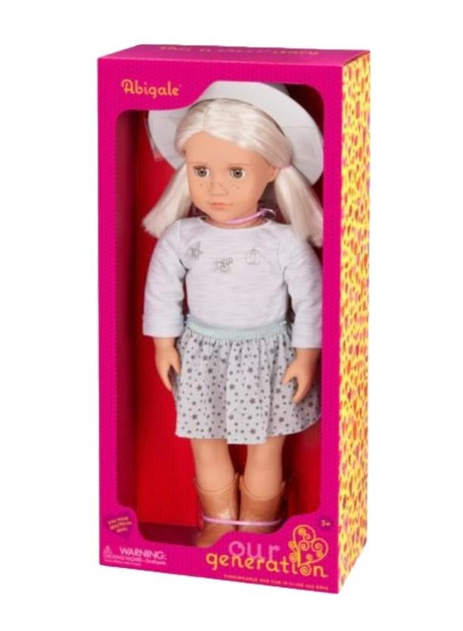 Our Generation - Abigale Doll With Pleated Skirt And Hat