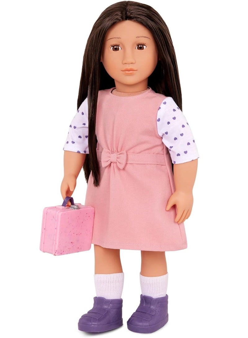 Our Generation Lin Doll with School Lunch Box