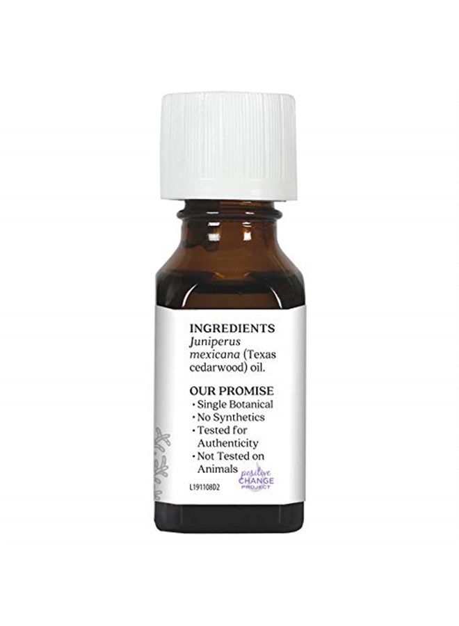 Pure Texas Cedarwood Essential Oil | 0.5 fl. oz. | Juniperus Mexicana