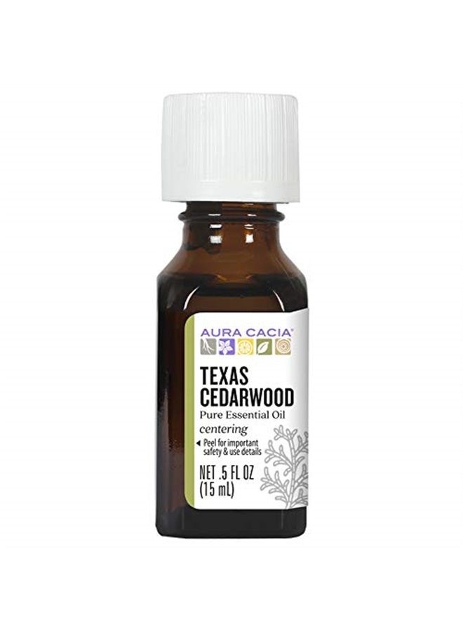 Pure Texas Cedarwood Essential Oil | 0.5 fl. oz. | Juniperus Mexicana