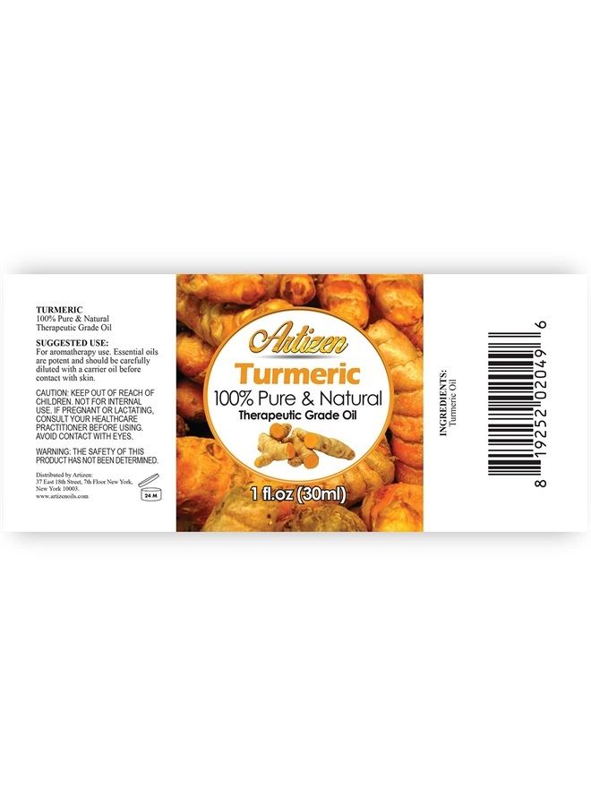 30ml Oils - Turmeric Essential Oil - 1 Fluid Ounce