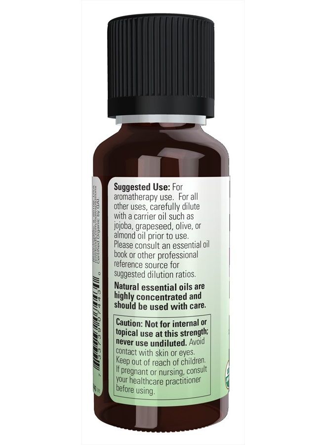 Essential Oils, Organic Oregano Oil, Comforting Aromatherapy Scent, Steam Distilled, 100% Pure, Vegan, Child Resistant Cap, 1-Ounce