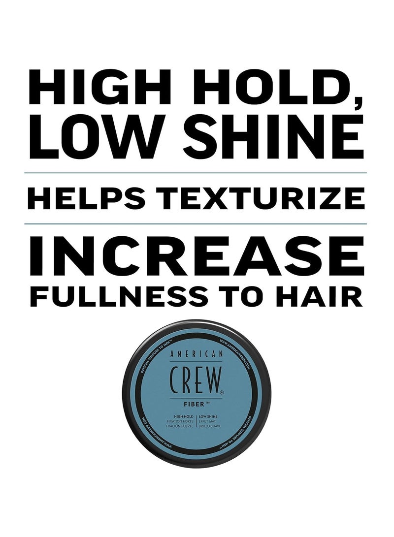 American Crew Men's Hair Fiber, Like Hair Gel with High Hold & Low Shine, Travel Size, Duo Gift Set: 3oz and 2oz