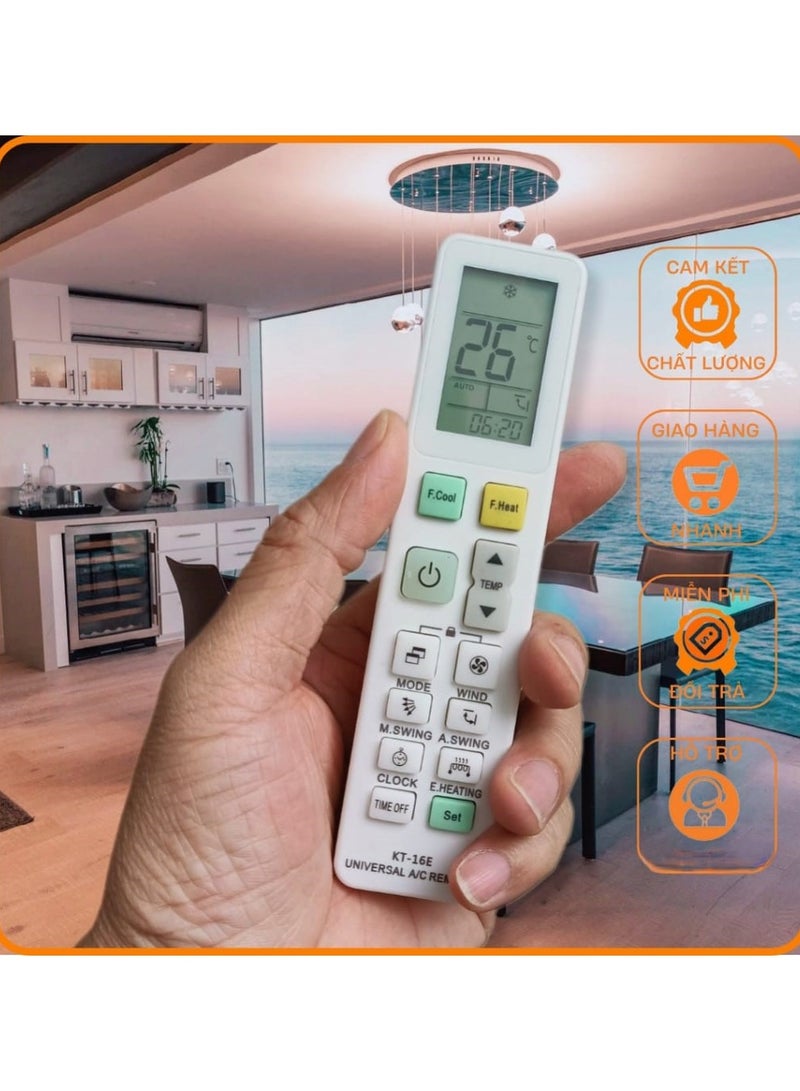 Remote Control Is Suitable For Most Or All Models Of Air Conditioners Of All Brands