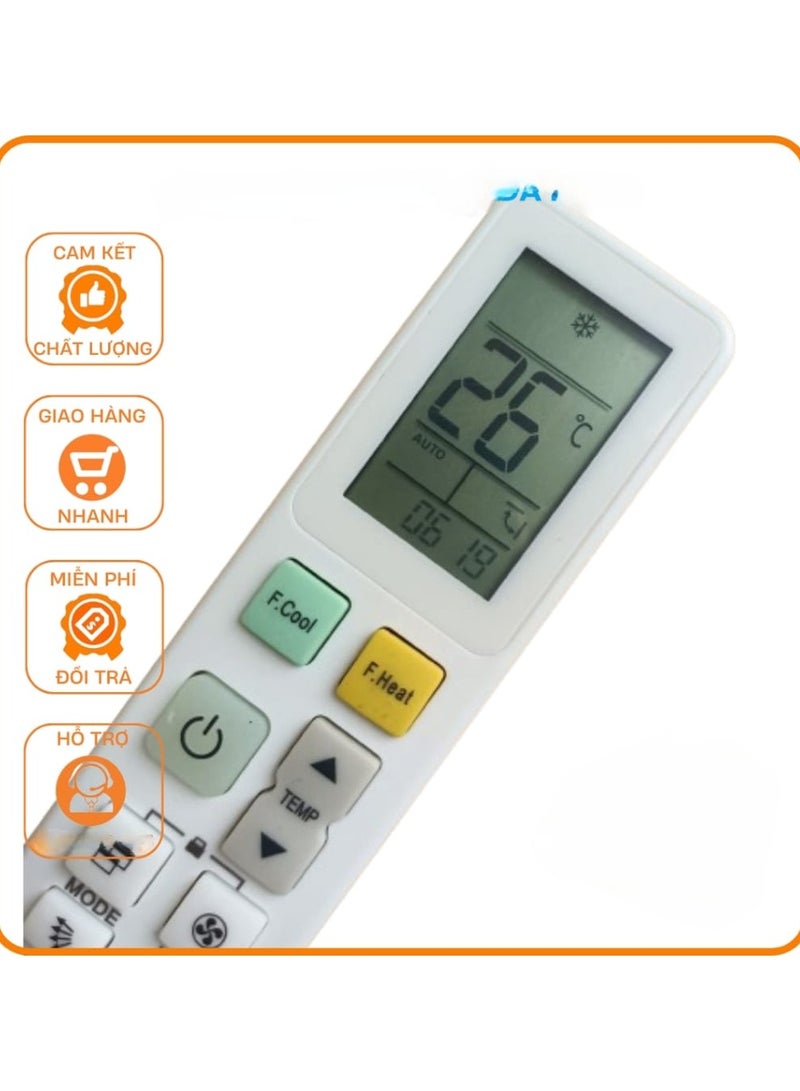 Remote Control Is Suitable For Most Or All Models Of Air Conditioners Of All Brands