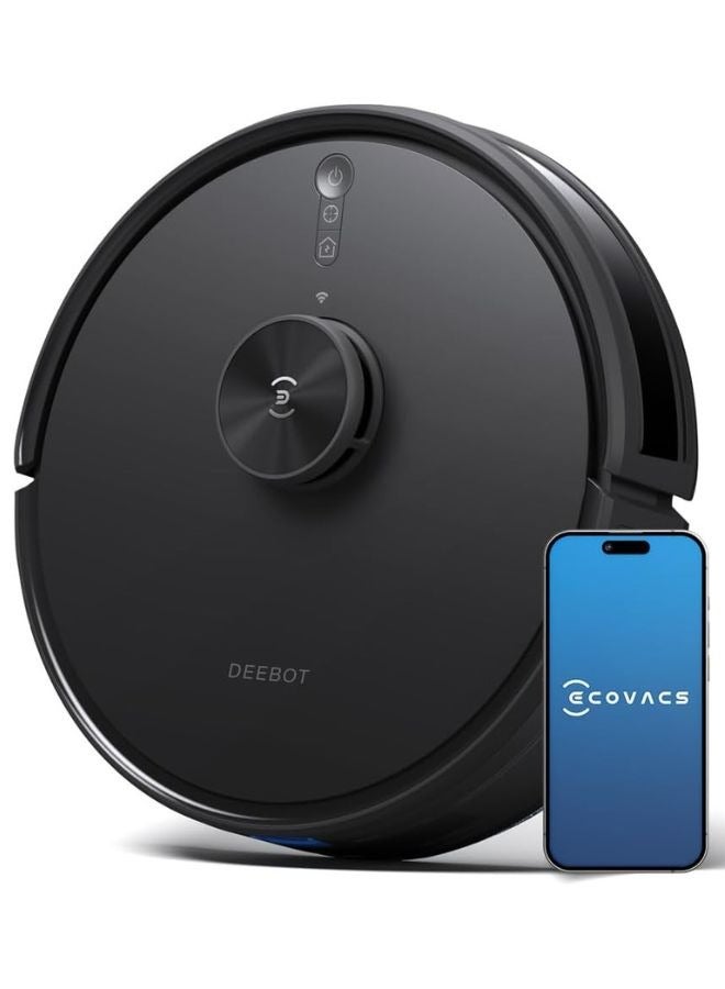 Robot Vacuum Cleaner and Mop DEEBOT Y1 Pro,Powerful 6500Pa Suction,UP to 180 Minutes Runtime,Intelligent LIDAR Navigation,Multi-Floor Mapping(1 Year Warranty) 35 W Y1 Pro Black