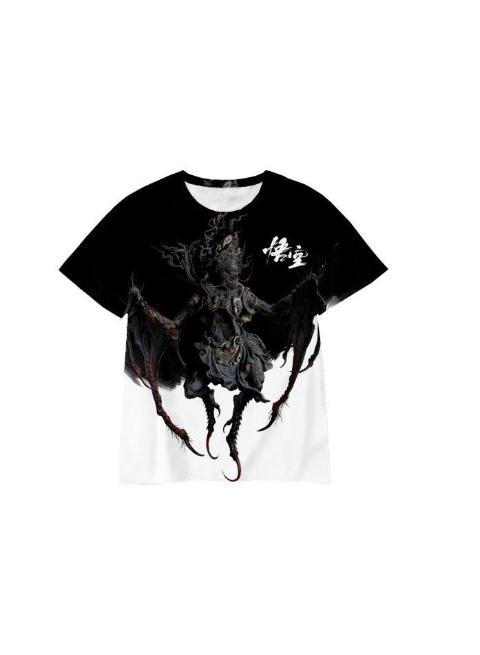 Black Myth Wukong Game Quick Drying Short Sleeved T-shirt for Men And Women