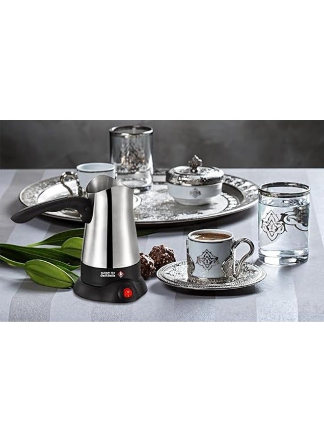 Electric Turkish Coffee Maker 300mL 800W GA-C96837 Silver