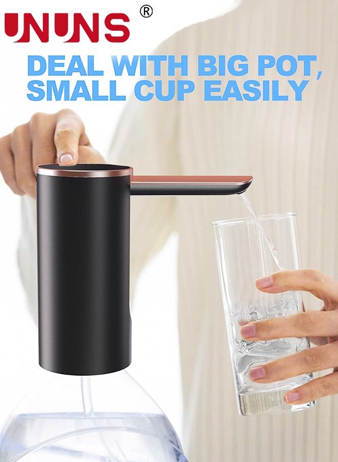 Water Bottle Dispenser,Foldable Electric Water Bottle Pump,Automatic Drinking Water Pump,USB Charging Water Jug Pump For Universal 1-5 Gallon Bottle,Low Noise Portable Water Dispenser