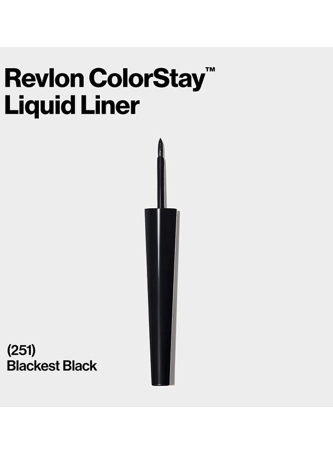 Colorstay Liquid Eyeliner Blackest Black