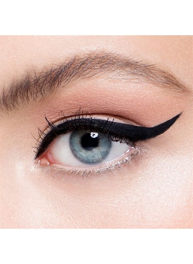 Idun Minerals - Liquid Eyeliner Kol - Imparts A Rich Satin Black Colour Payoff - Vegan, Water-Resistant Formula Infused With Highly Purified Mineral Pigments - Quick-Dry Texture - 0.19 Oz