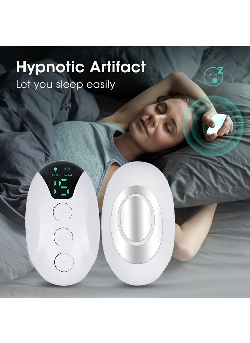 Handheld Sleep Device, Anxiety And Stress Relief, Improve Deep Sleep, Relaxation, Perfect Gift For Relaxation And Stress Relief, Insomnia For Adults, Portable Sleep Device (White)