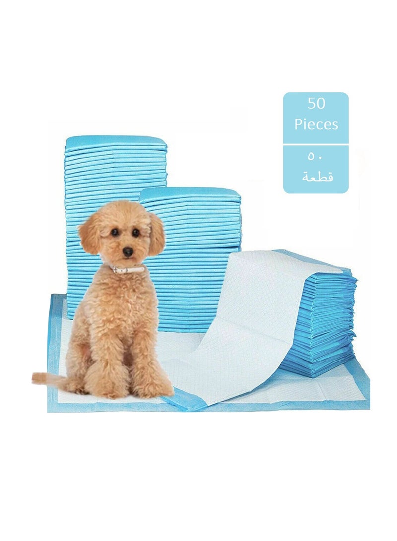 50-Pieces Packed In 2 Pouches Cherry Medical Supply 60 Cm X 60 Cm Pet Training Pads And Puppy Pads Super Absorbent