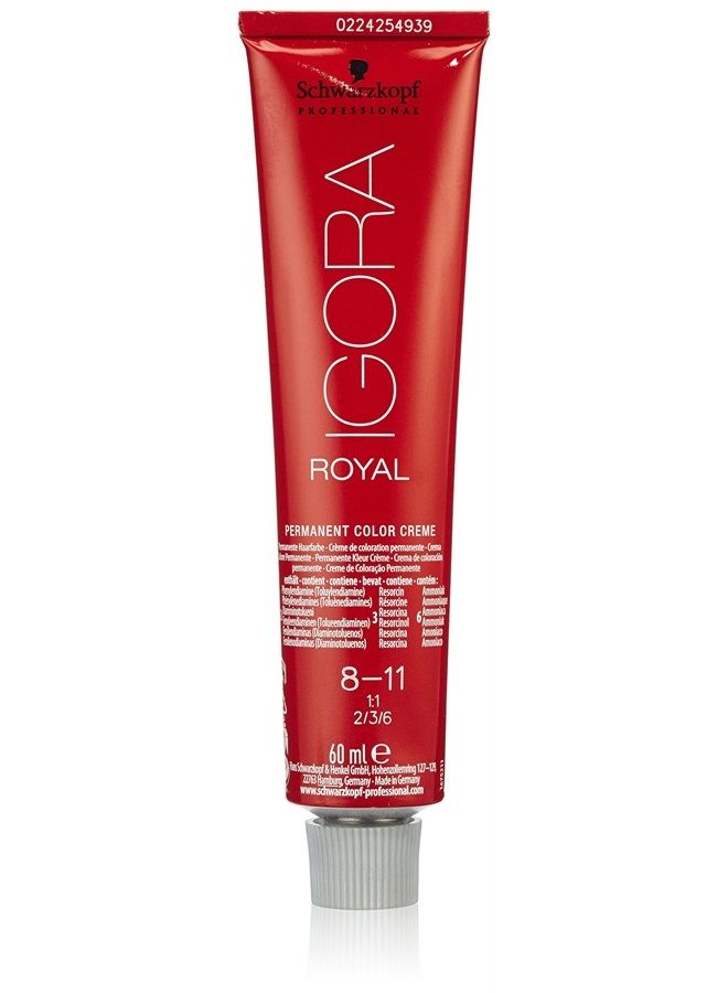 ROYAL IGORA MATT/ASH 8-11 03/10 60 ml