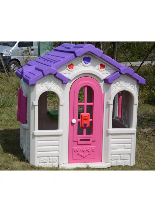 Kids Fairy Playhouse Indoor Playground Set 125x135x144cm