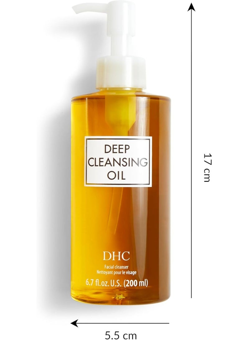 DHC Deep Cleansing Oil, Facial Cleansing Oil, Makeup Remover ,200ML