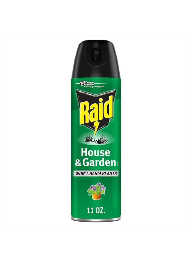 House & Garden Insect Killer Spray, Orange Scent 11 Ounce (Pack of 1)