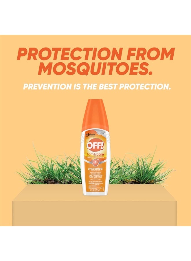 FamilyCare Insect & Mosquito Repellent Spritz, Unscented Bug spray with Aloe-Vera, 7% Deet, 6 oz (Pack of 12)