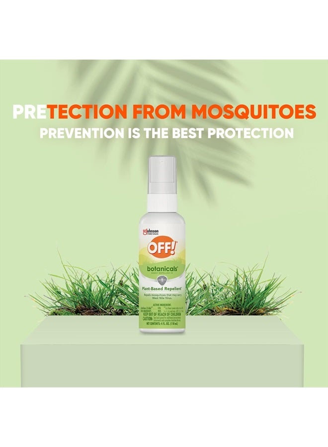 Botanicals Insect Repellent, Plant-Based Bug Spray & Mosquito Repellent, 4 Oz