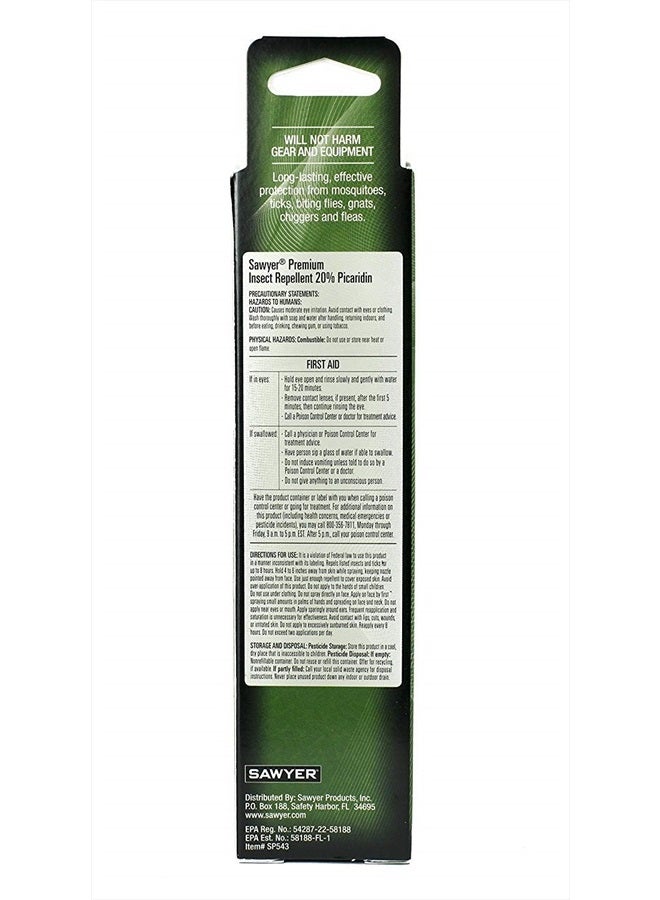 SP5432 Picaridin Insect Repellent Spray, 20%, Pump, 3-Ounce, (Pack of 2) (Packaging may vary)