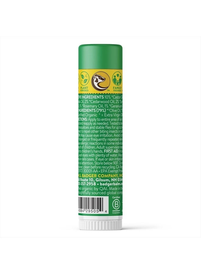 Bug Repellent Stick, Non-DEET Mosquito Repellent with Citronella & Lemongrass, Easy to Use Travel Size, Natural Insect Repellent for Kids and Adults, 0.6 oz (2 Pack)