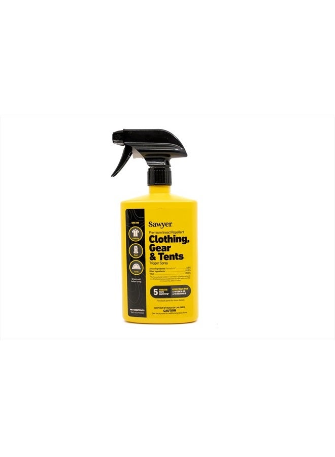 SP657 Premium Permethrin Insect Repellent for Clothing, Gear & Tents, Trigger Spray, 24-Ounce