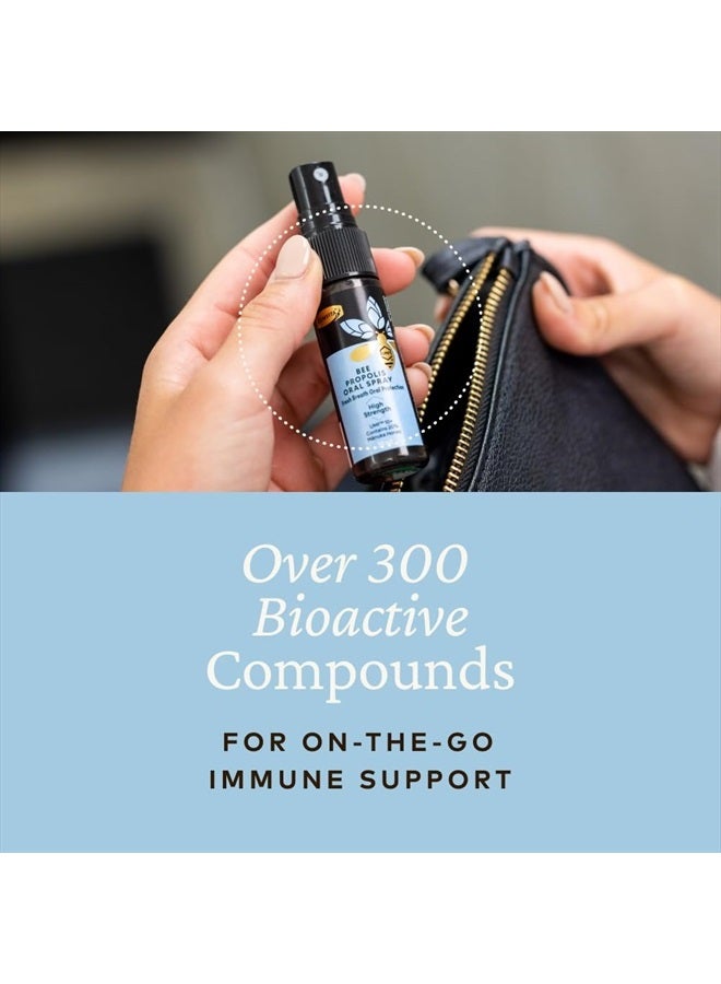 Comvita Propolis Natural Throat Relief Spray, Soothing Mint Flavor with UMF 10+ Manuka Honey - Natural Immune Support, Antioxidant, Dietary Supplement, 0.7 Fl oz
