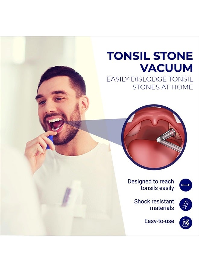 Oravix Tonsil Stone Vacuum, Tonsil Stone Remover Vacuum Suction, Tonsil Stone Cupping Tool, Tonsil Stone Removal Tool with Suction, Tonsil Stones Removal Vacuum, Tonsil Stone Extractor