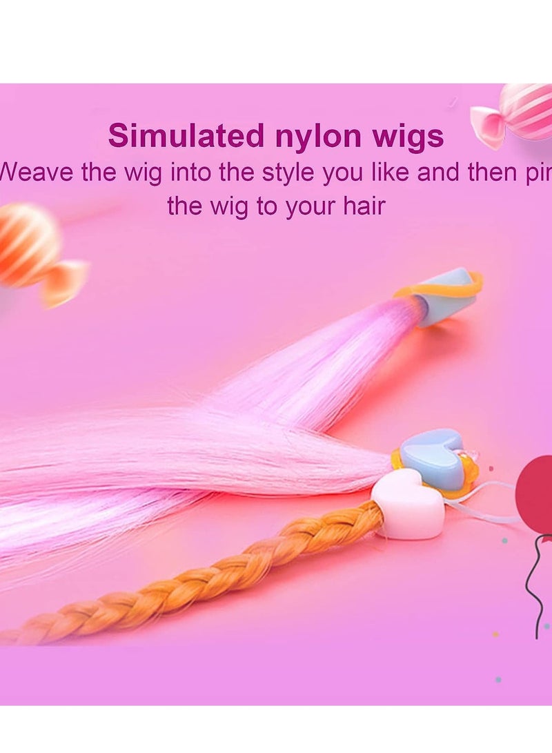 Hair Braiding Machine Electric Braider Handheld Colorful Twist Braid Knitted DIY Styling Tool, Hairstyle Tools Toy Set for Girl's Headdress