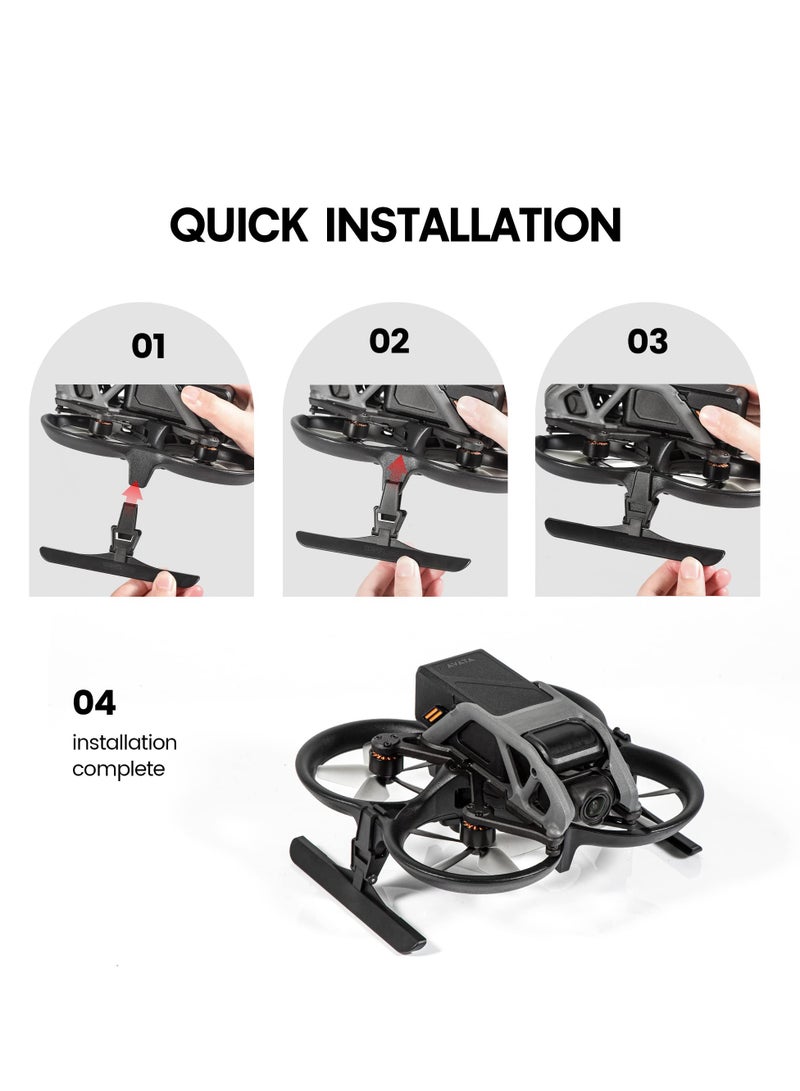 Foldable Quick Release Landing Gear for DJI Avata Accessories Extended Kit