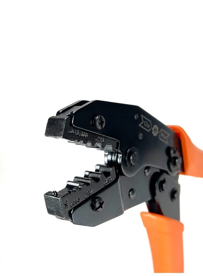 Connectorf  Light Weight Ratchet Crimp Tool Crimper .043 .068 .100 .137 .213 .255 For Rf Coax Rg58 Rg59 Rg62 Rg174 Fiber Optic