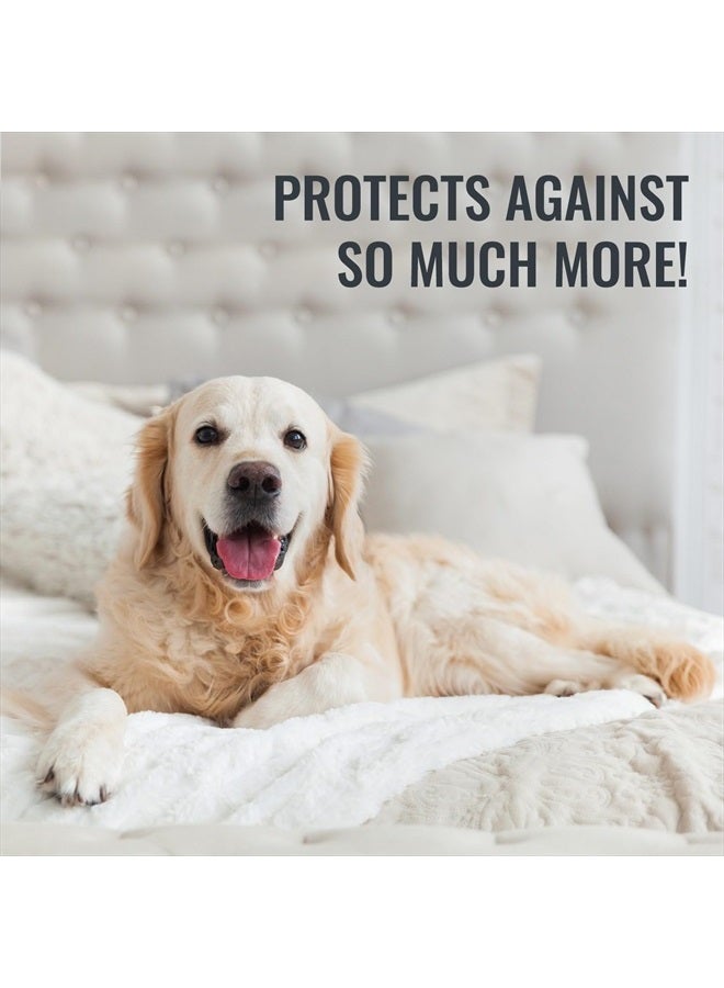 Waterproof Mattress Protector and Mattress Cover, Encased Zippered Fit, Twin, Packaging may vary
