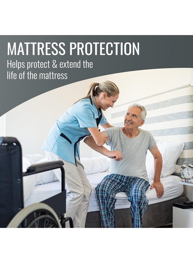 Waterproof Mattress Protector and Mattress Cover, Encased Zippered Fit, Twin, Packaging may vary