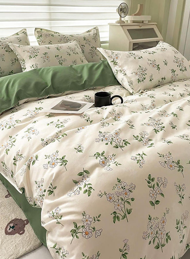 4-Piece Bedding Set which includes 1 Quilt Cover 1 Sheet 2 Pillowcase 220*240cm