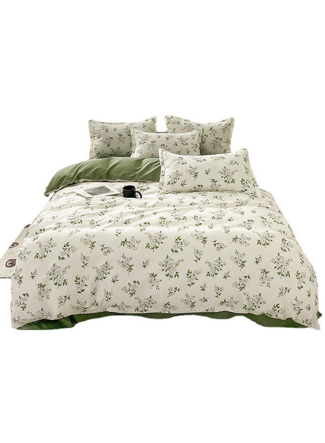 4-Piece Bedding Set which includes 1 Quilt Cover 1 Sheet 2 Pillowcase 220*240cm