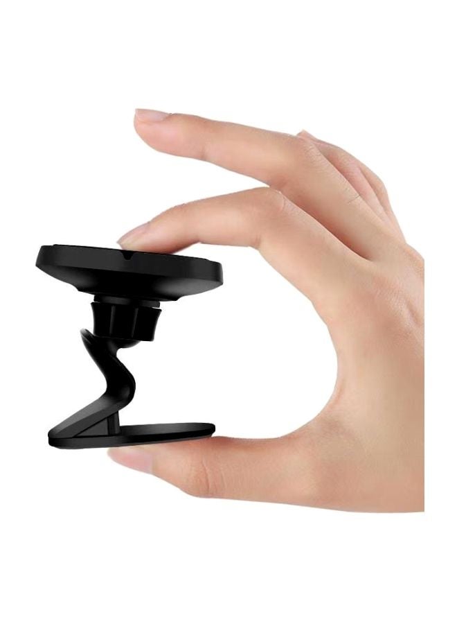 360 Degree Magnetic Mobile Phone Holder Black