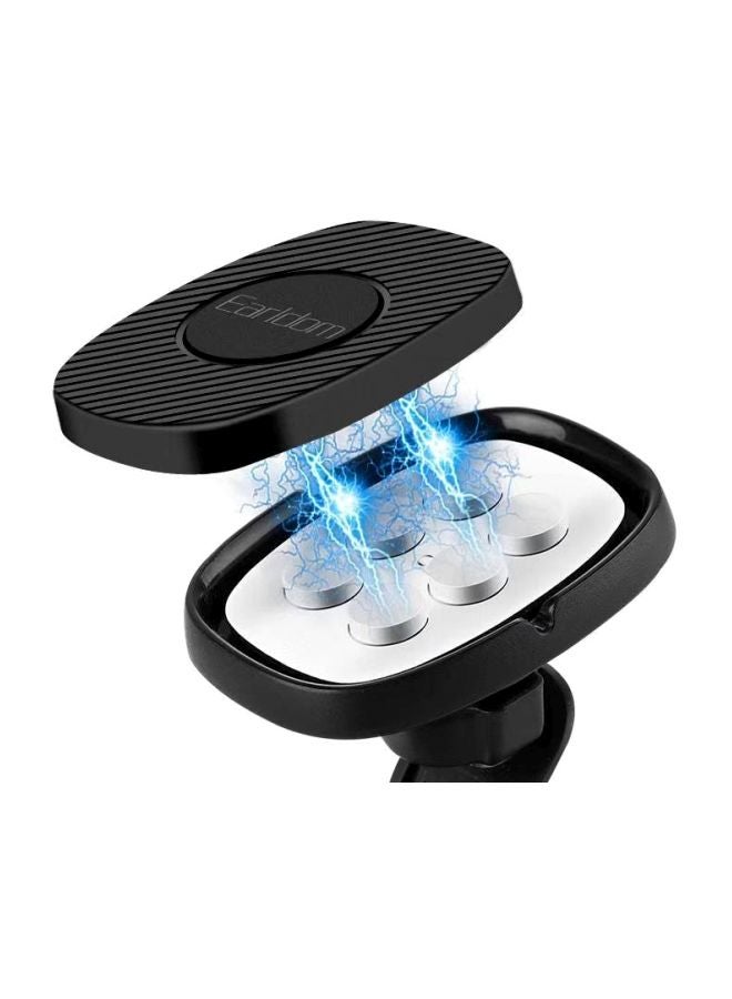 360 Degree Magnetic Mobile Phone Holder Black