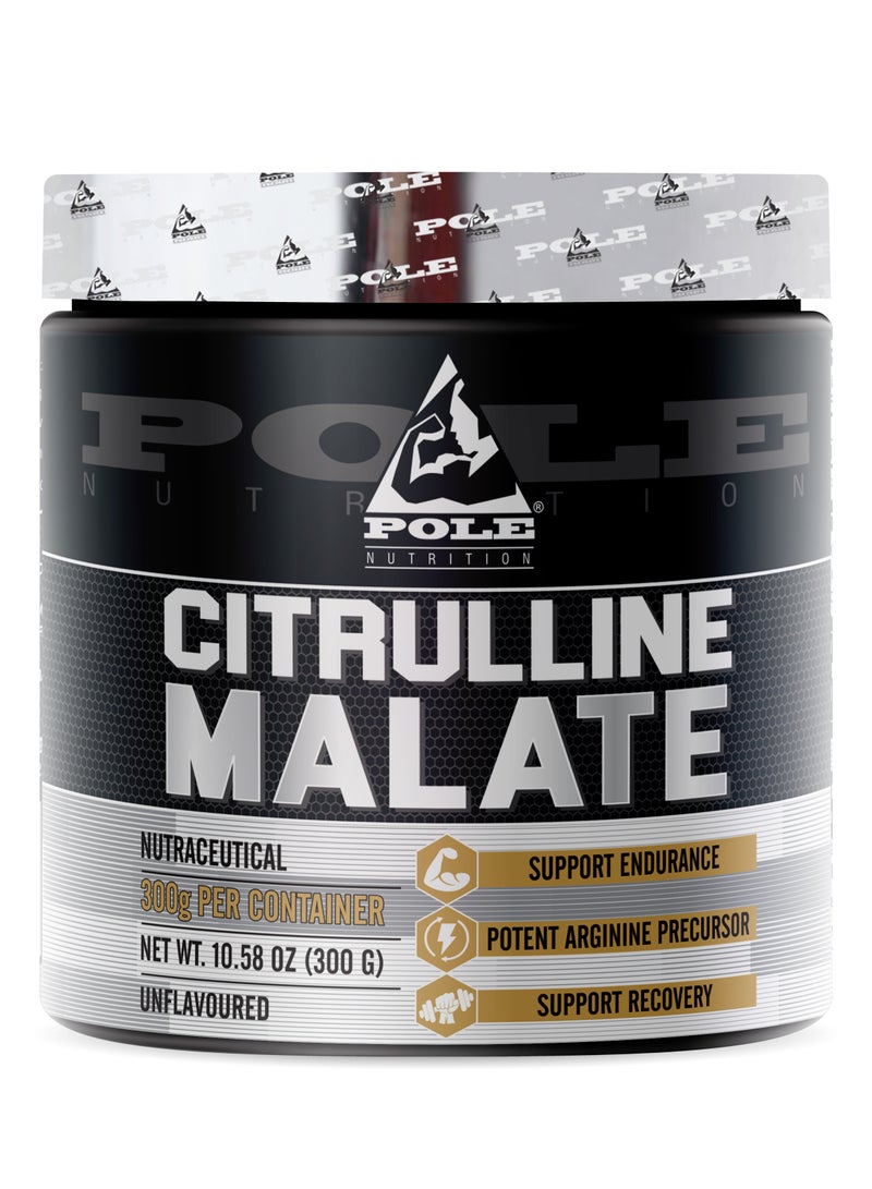 Citrulline Malate 300g - Enhances Exercise Performance & Cardiovascular Health