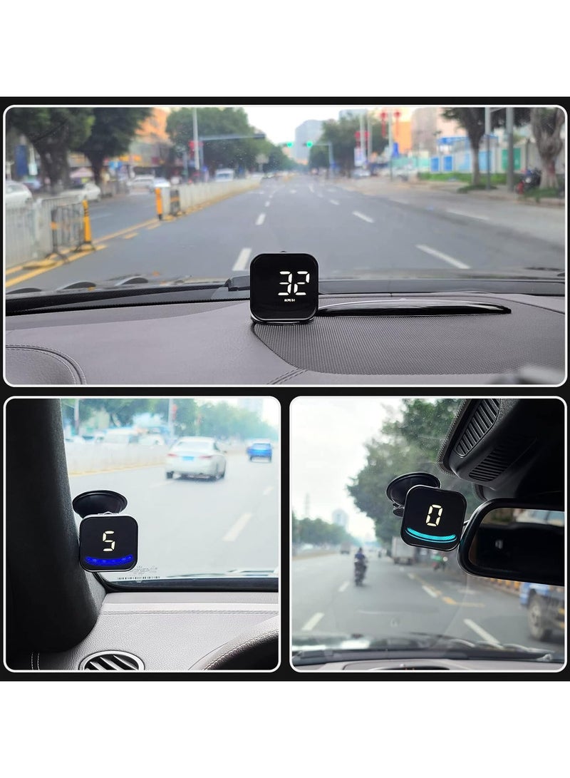 Digital GPS Speedometer G4 Universal Head-Up Display for All Vehicles, Multifunction HUD with Real-Time Speed Meter, Easy Plug & Play Setup, Accurate MPH/KM/H Speed Tracking